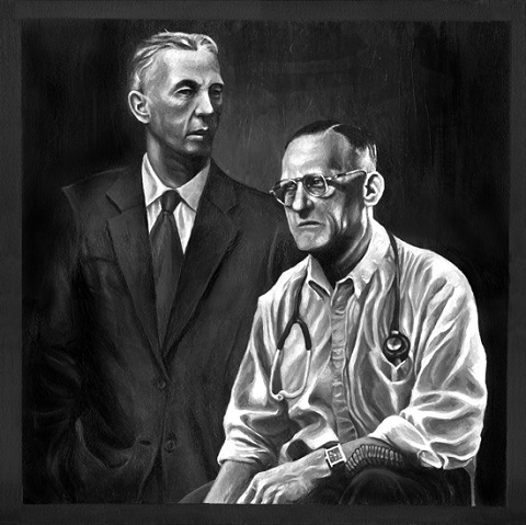 Image showing the Bill Wilson and Bob Smith founders of AA (alcoholic anonymous).