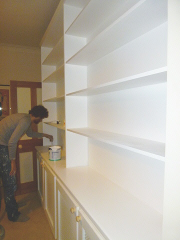 Upminster Fitted bookcase
